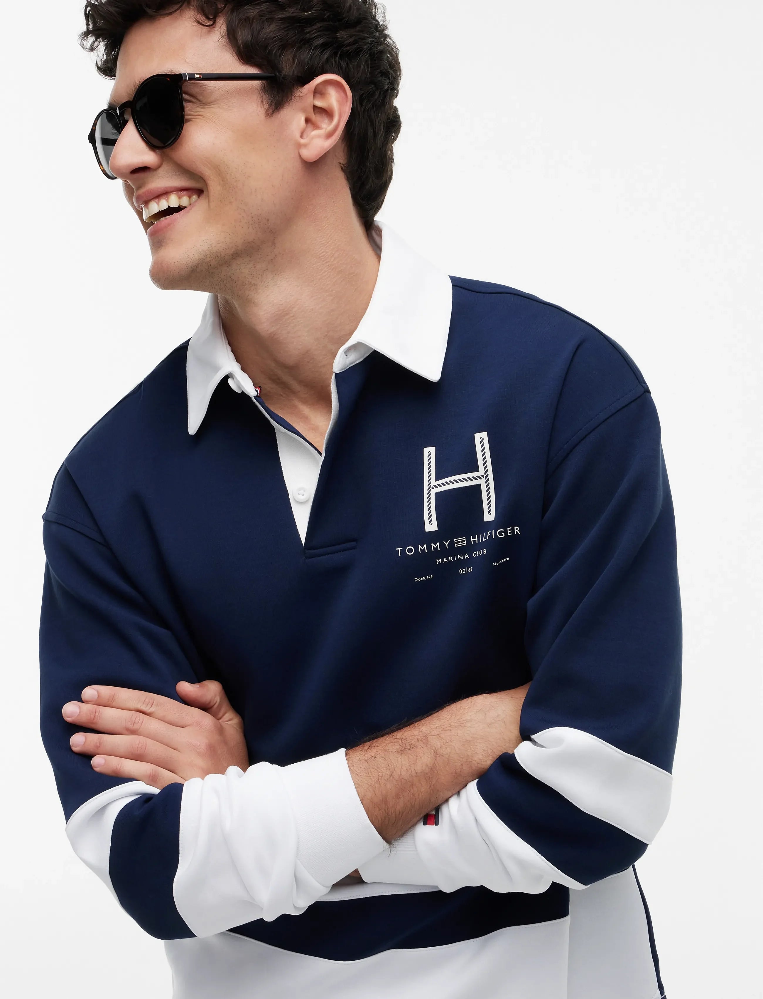 TOMMY HILFIGER SAIL RUGBY L/S SHIRT MW0MW43192