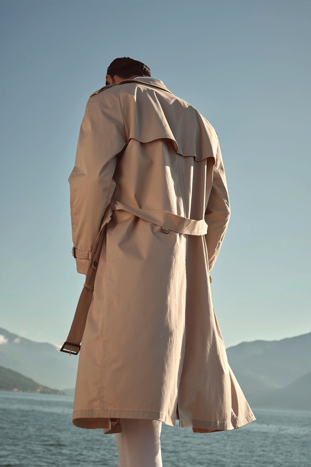 BUGATTI COTTON DOUBLE BREASTED TRENCHCOAT 7313