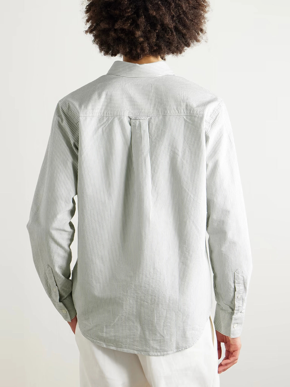 NN07 COLBY SOFT ORGANIC COTTON STRIPE BD LOGO L/S SHIRT 5910