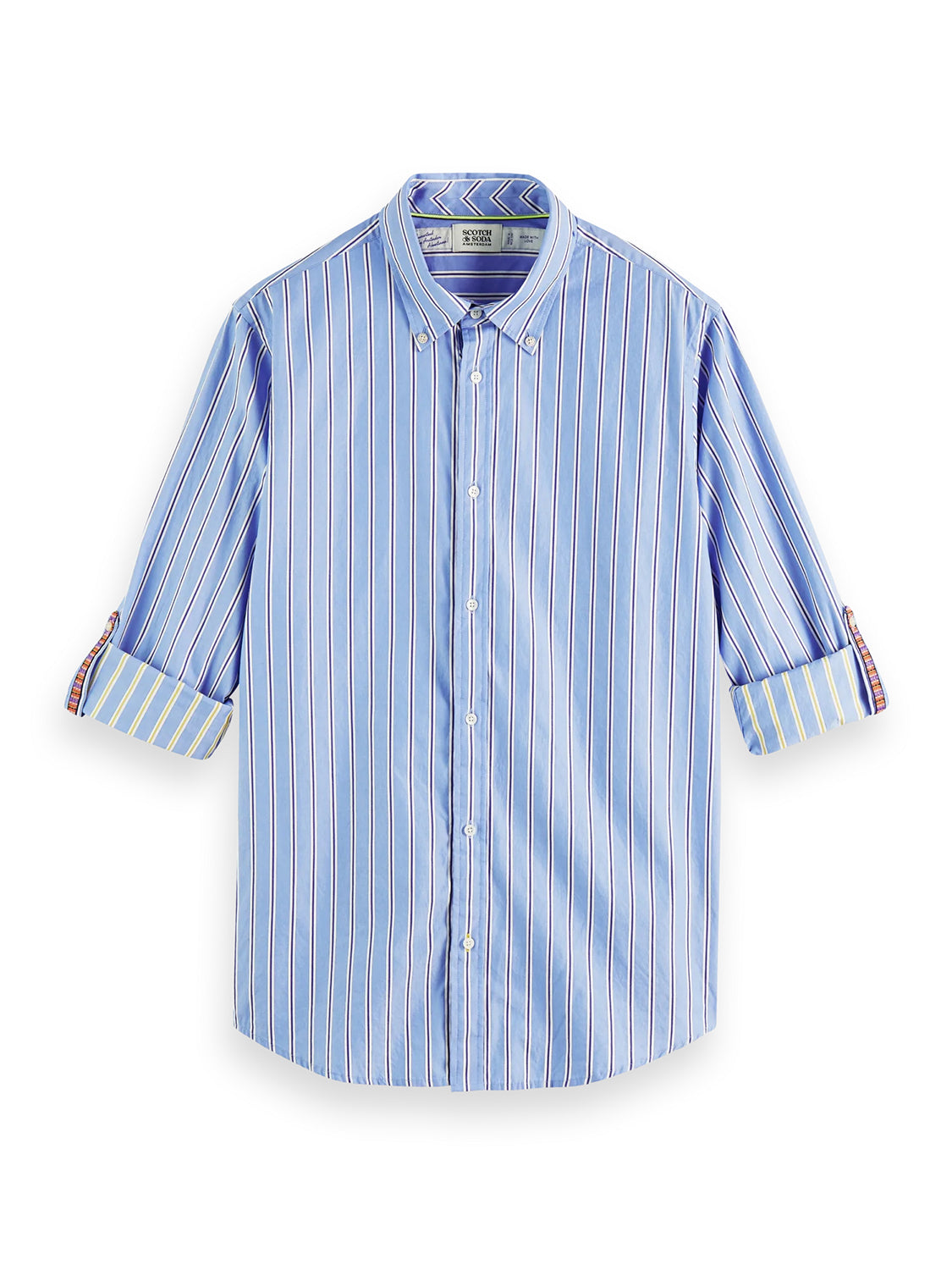 SAS REG FIT L/S STRIPED SHIRT
