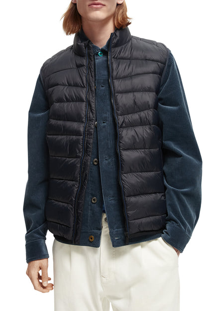 SCOTCH & SODA LIGHTWEIGHT QUILTED BODYWARMER SAS169743