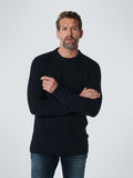 NXS CREW NECK CABLE KNIT PULLOVER