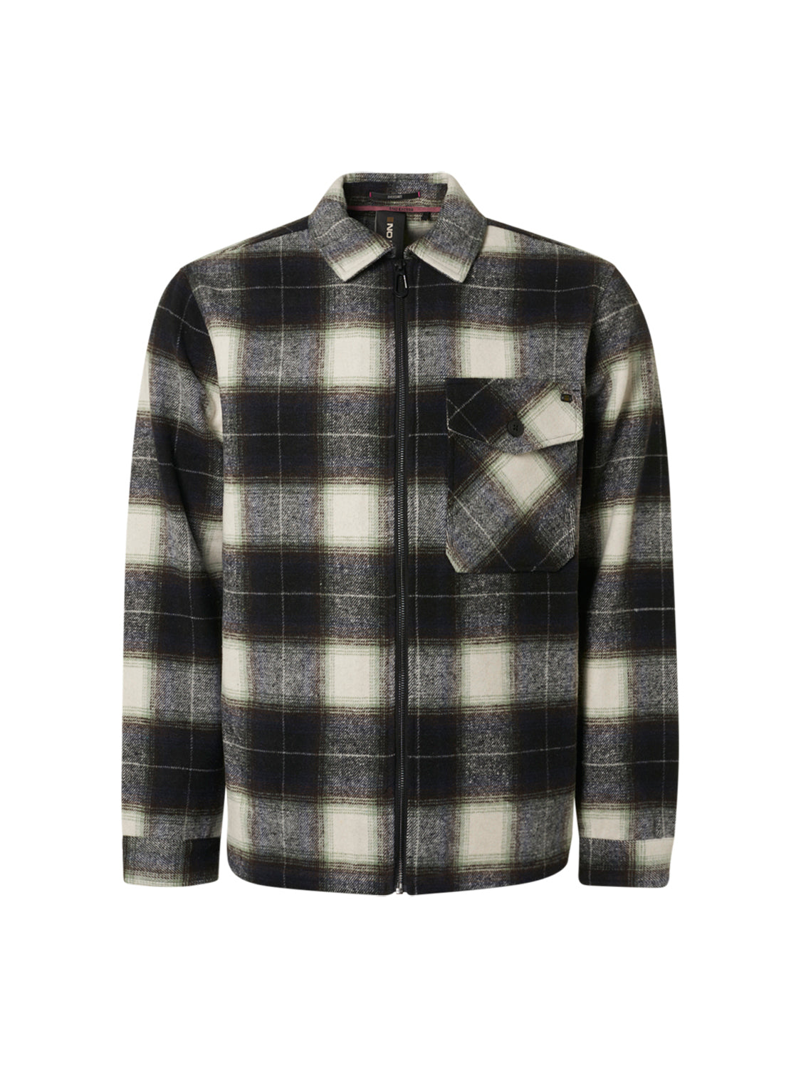 NXS FLANNEL CHECK ZIP THRU OVERSHIRT