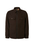 NXS TWEED ZIP OVERSHIRT