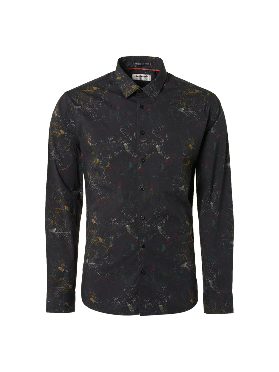 NXS ALL OVER PRINT STRETCH L/S SHIRT
