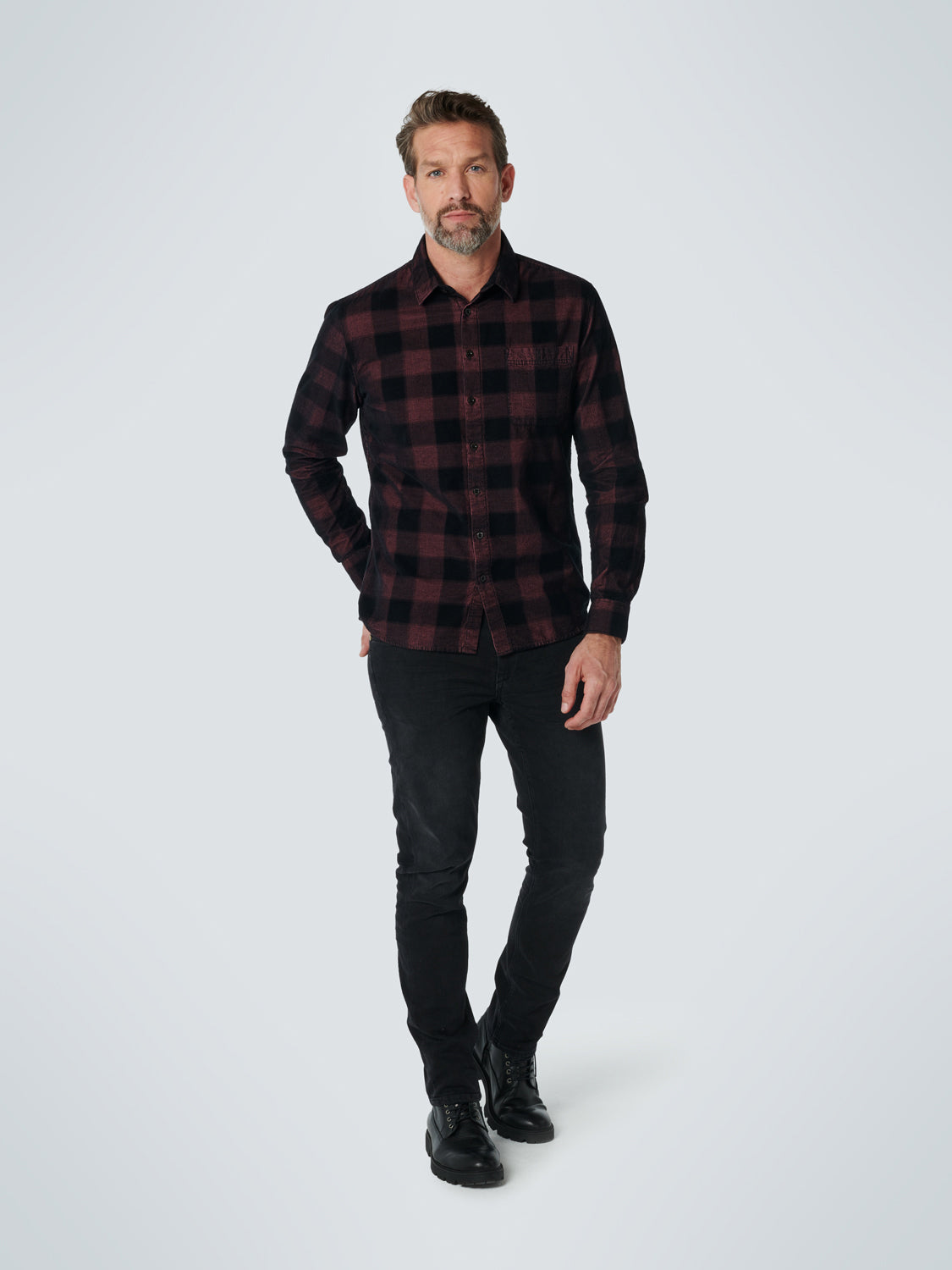 NXS CHECK CORDUROY L/S SHIRT