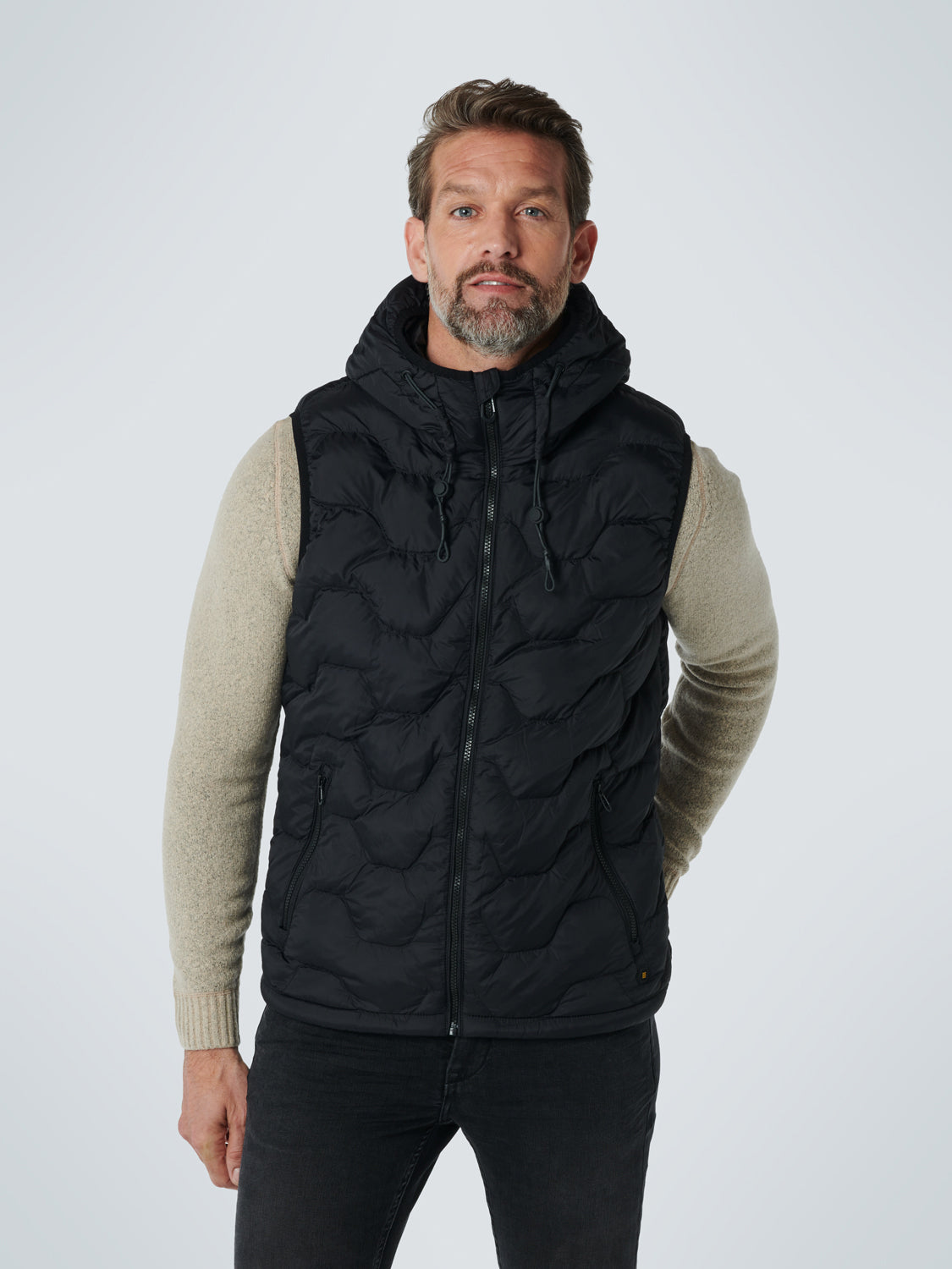 NXS PADDED HOODIE BODYWARMER