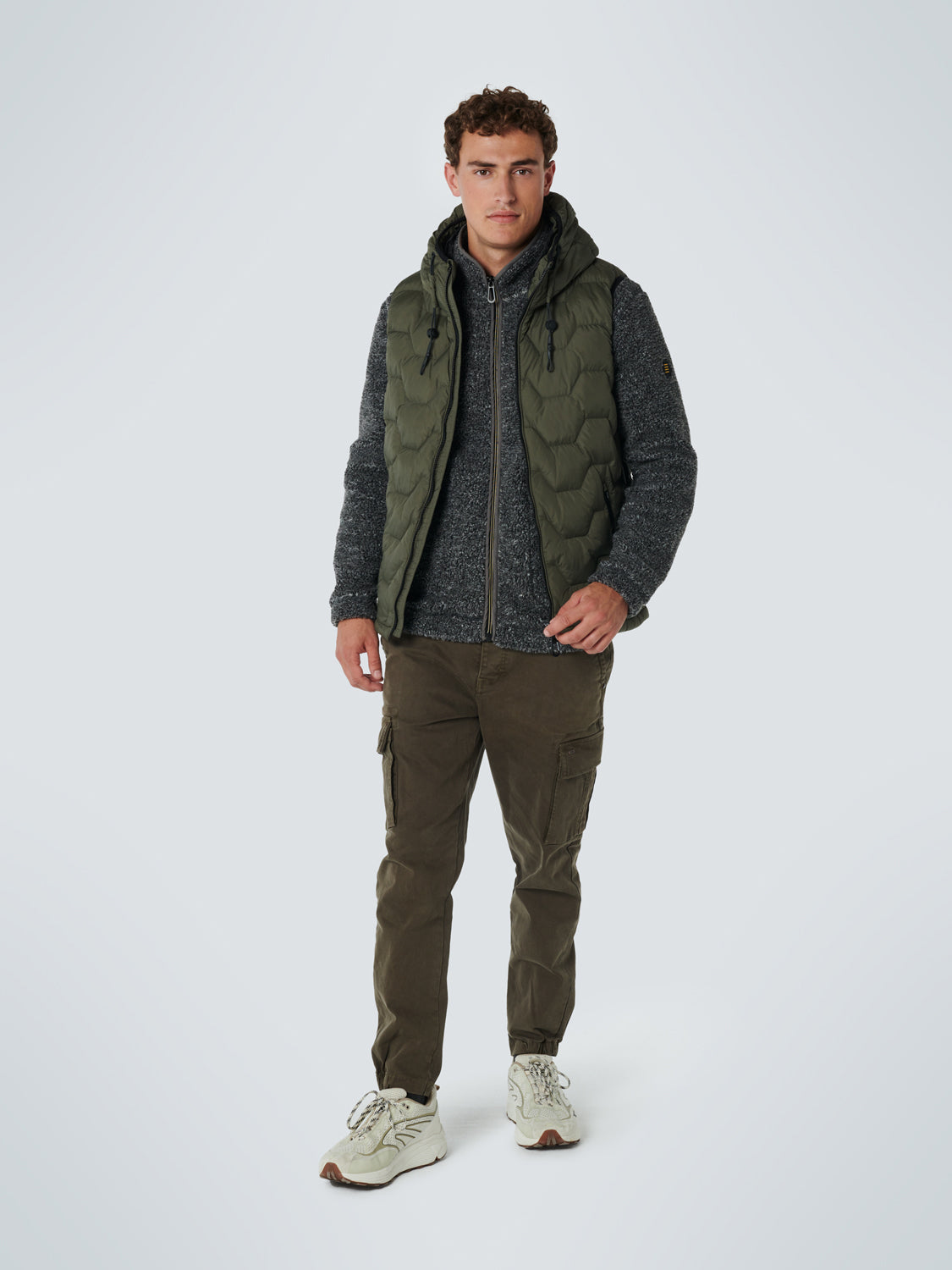 NXS PADDED HOODIE BODYWARMER