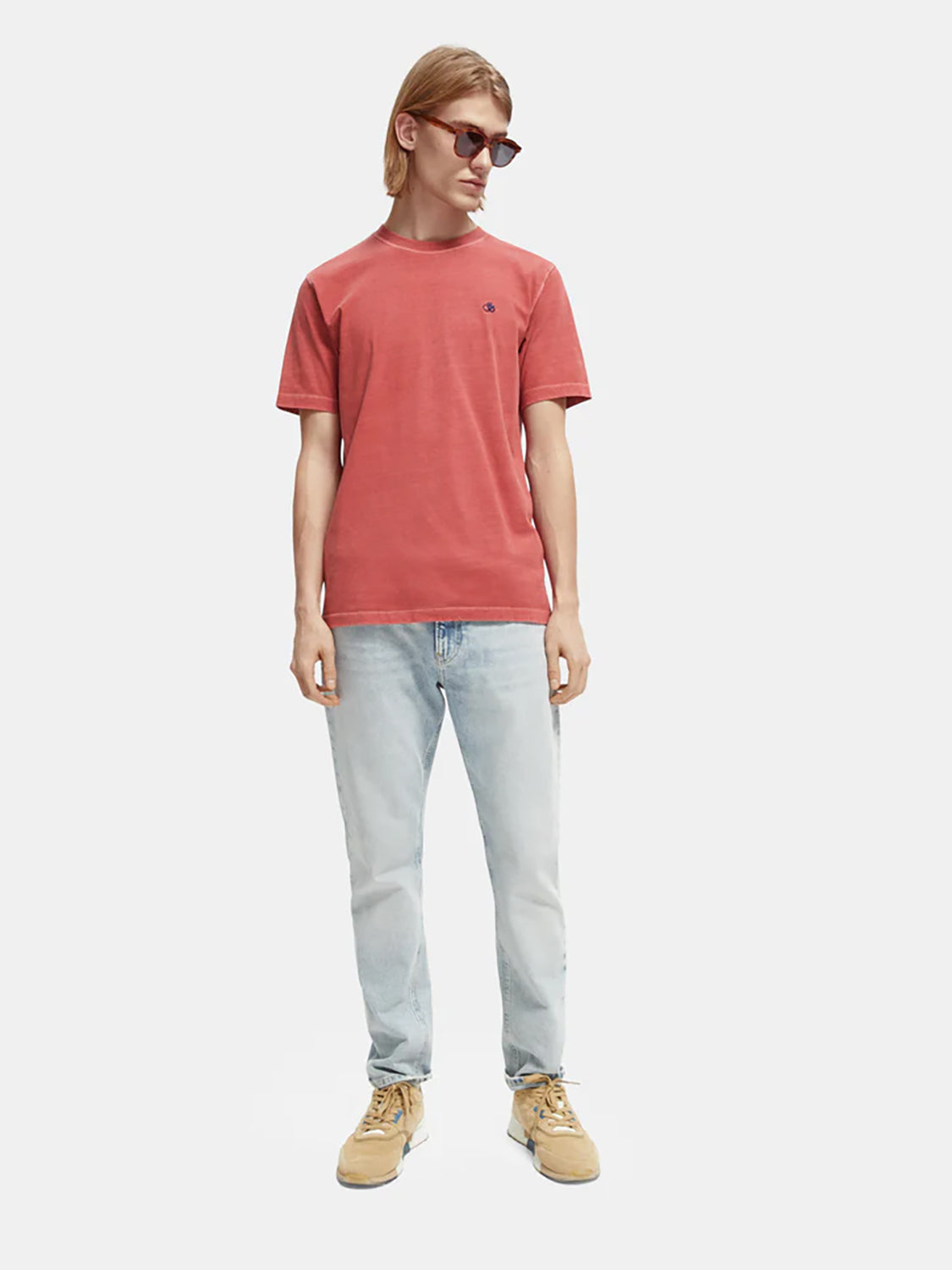 SAS LOGO CREW NECK T-SHIRT