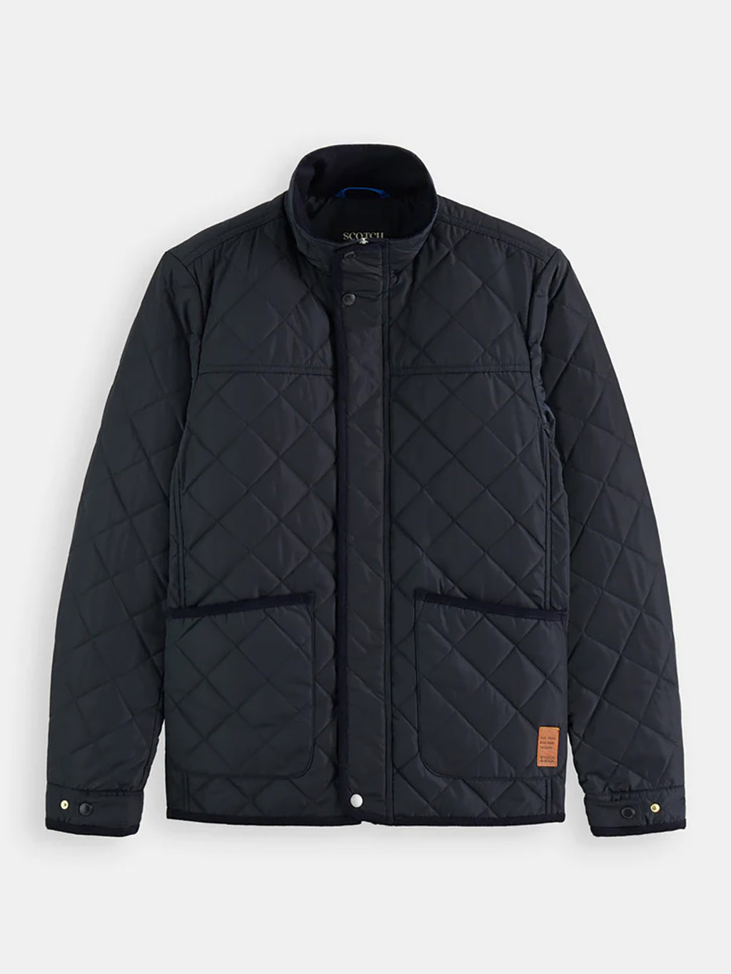 SAS CORD TRIM QUILTED JACKET