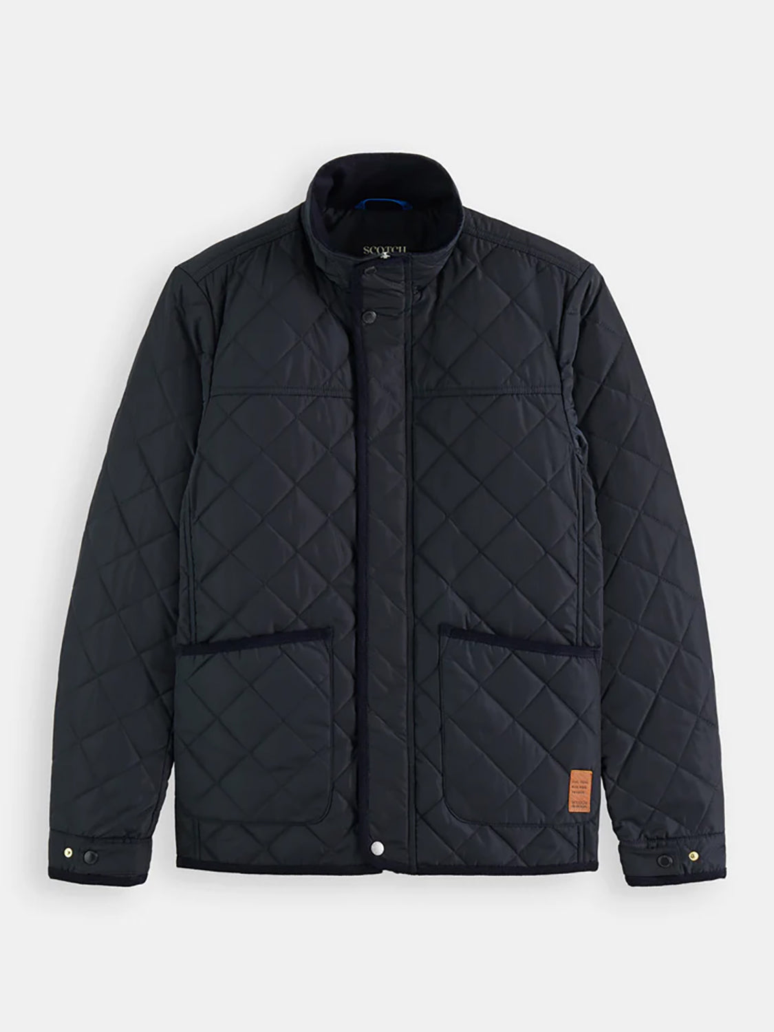 SAS CORD TRIM QUILTED JACKET