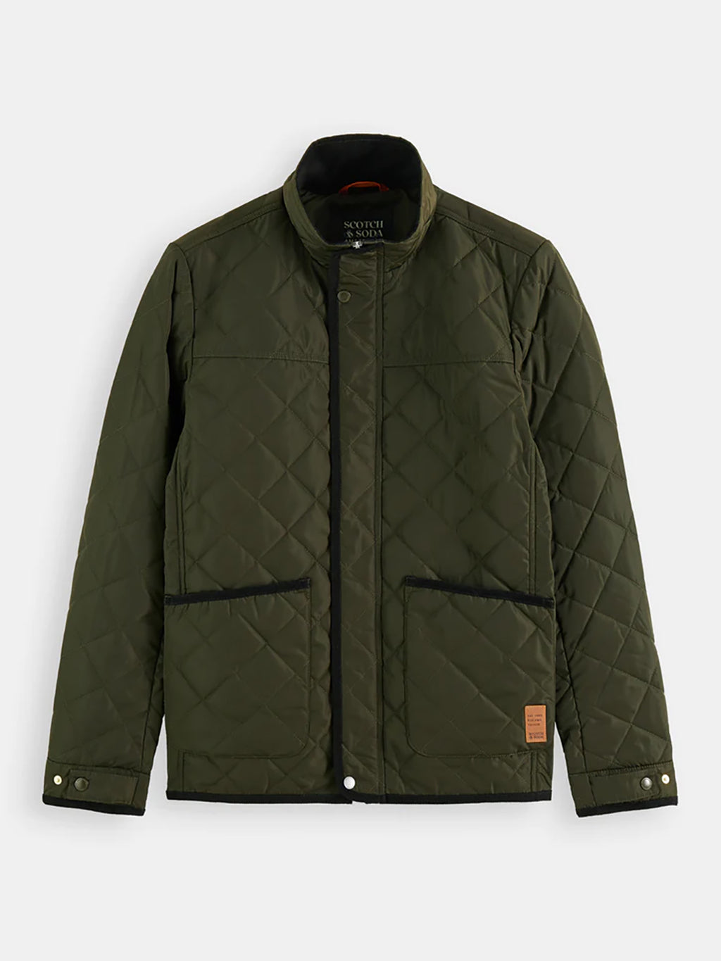 SAS CORD TRIM QUILTED JACKET
