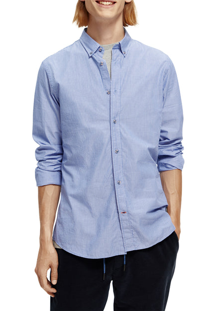 SCOTCH & SODA SLIM FIT COTTON POPLIN L/S SHIRT SAS169047