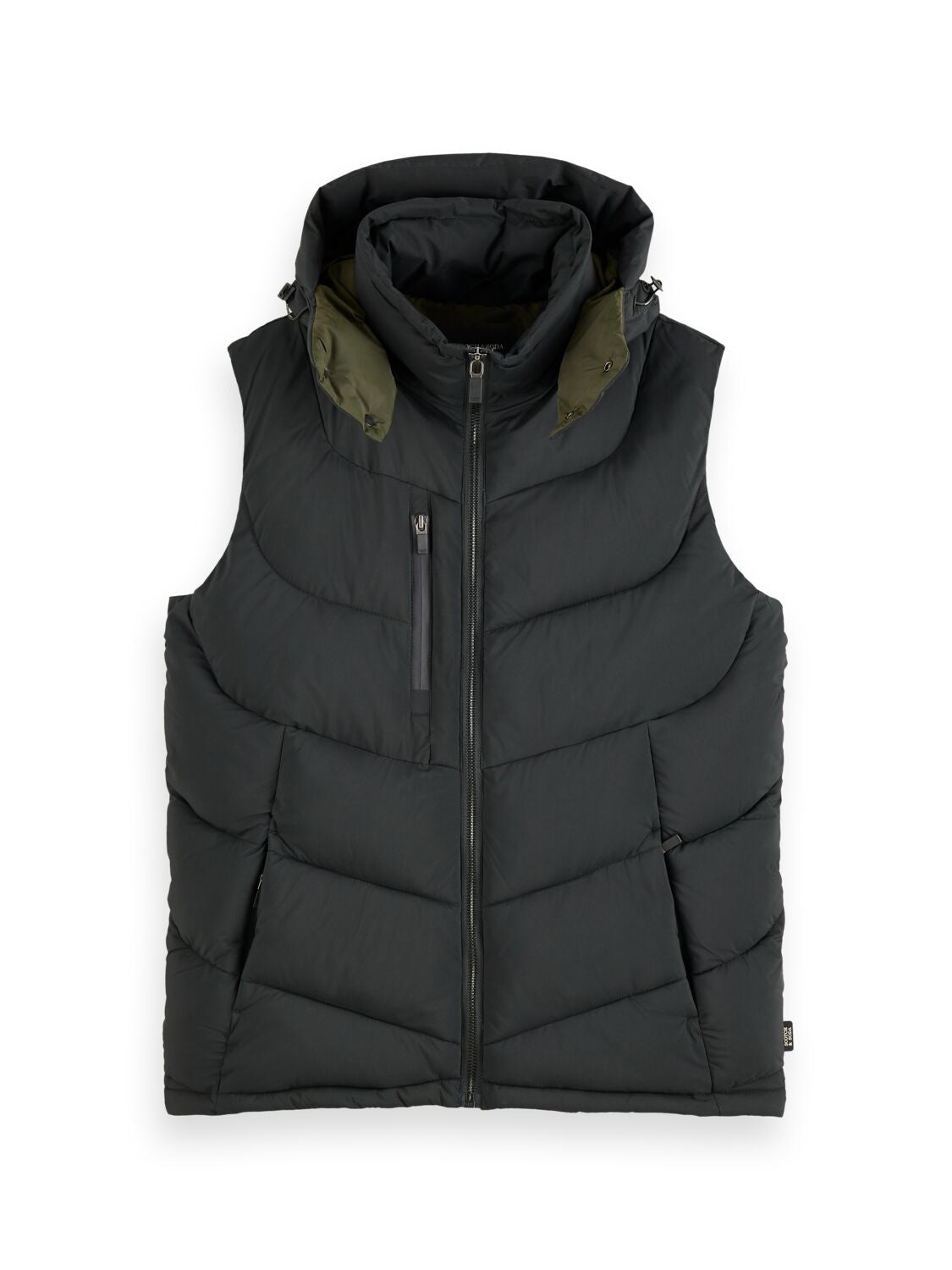 SAS QUILTED HOODED BODYWARMER