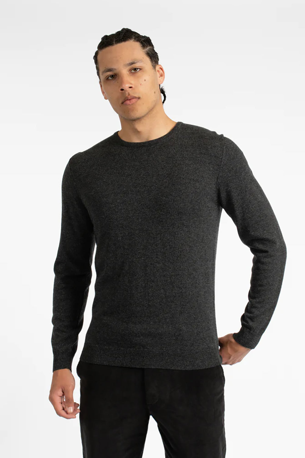 JH CREW NECK COTTON KNIT