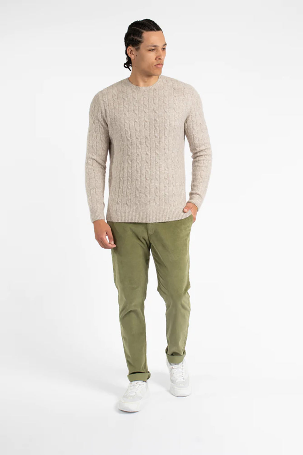 JAMES HARPER WOOLY CABLE KNITWEAR JHK41