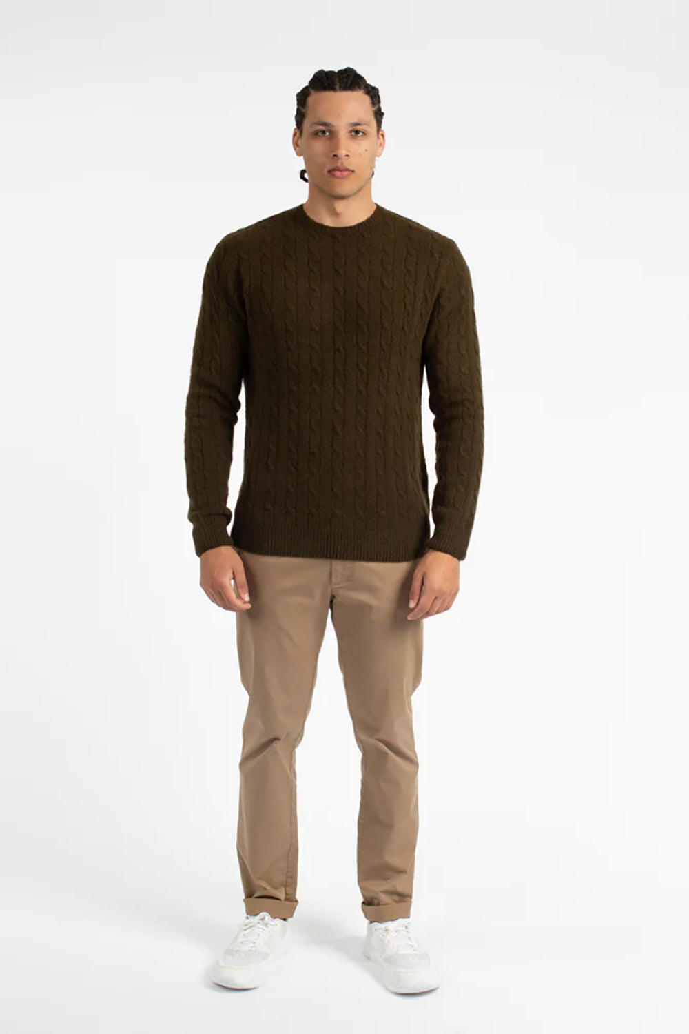 JAMES HARPER WOOLY CABLE KNITWEAR JHK41