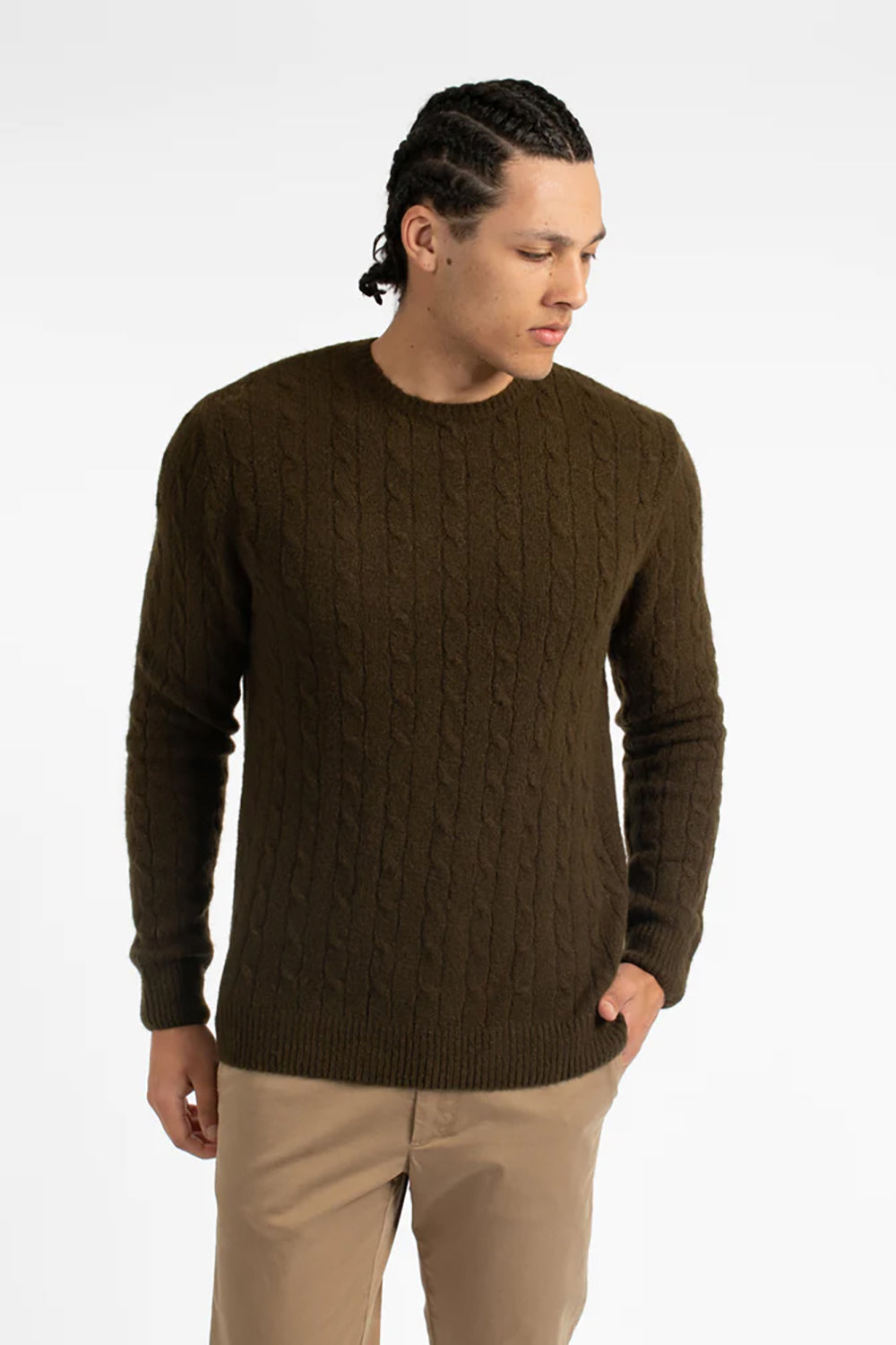 JAMES HARPER WOOLY CABLE KNITWEAR JHK41