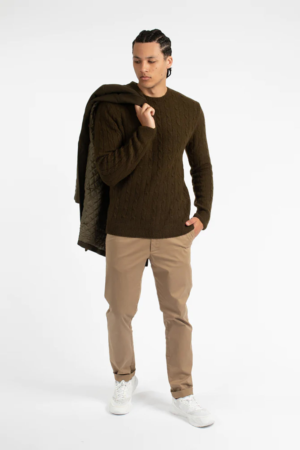 JAMES HARPER WOOLY CABLE KNITWEAR JHK41