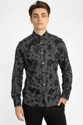 JH FLORAL COTTON FLANNEL L/S SHIRT