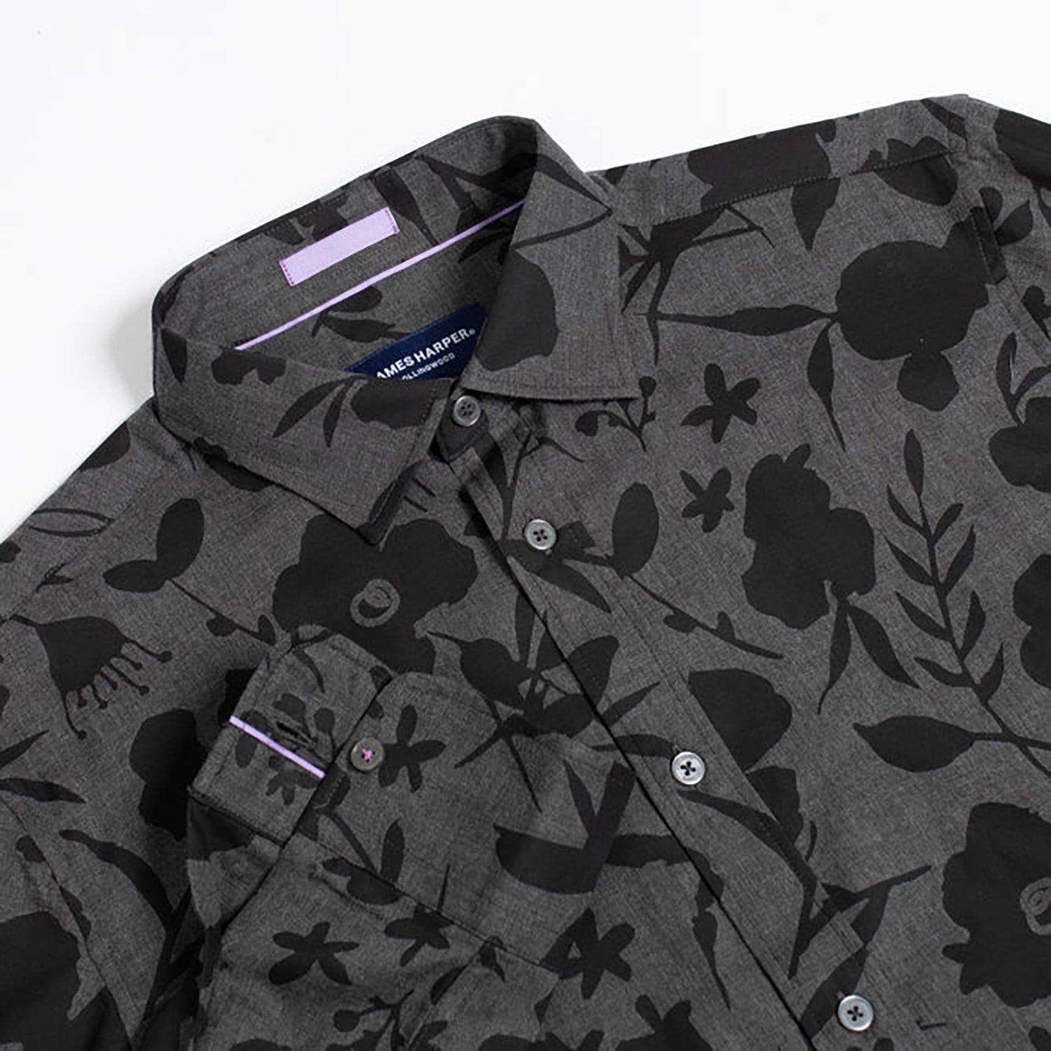 JH FLORAL COTTON FLANNEL L/S SHIRT