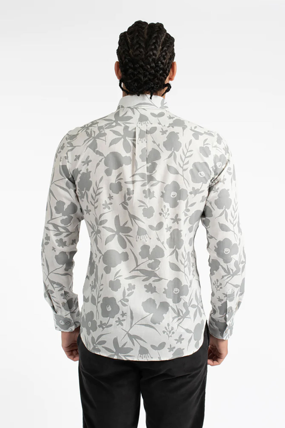 JH FLORAL COTTON FLANNEL L/S SHIRT