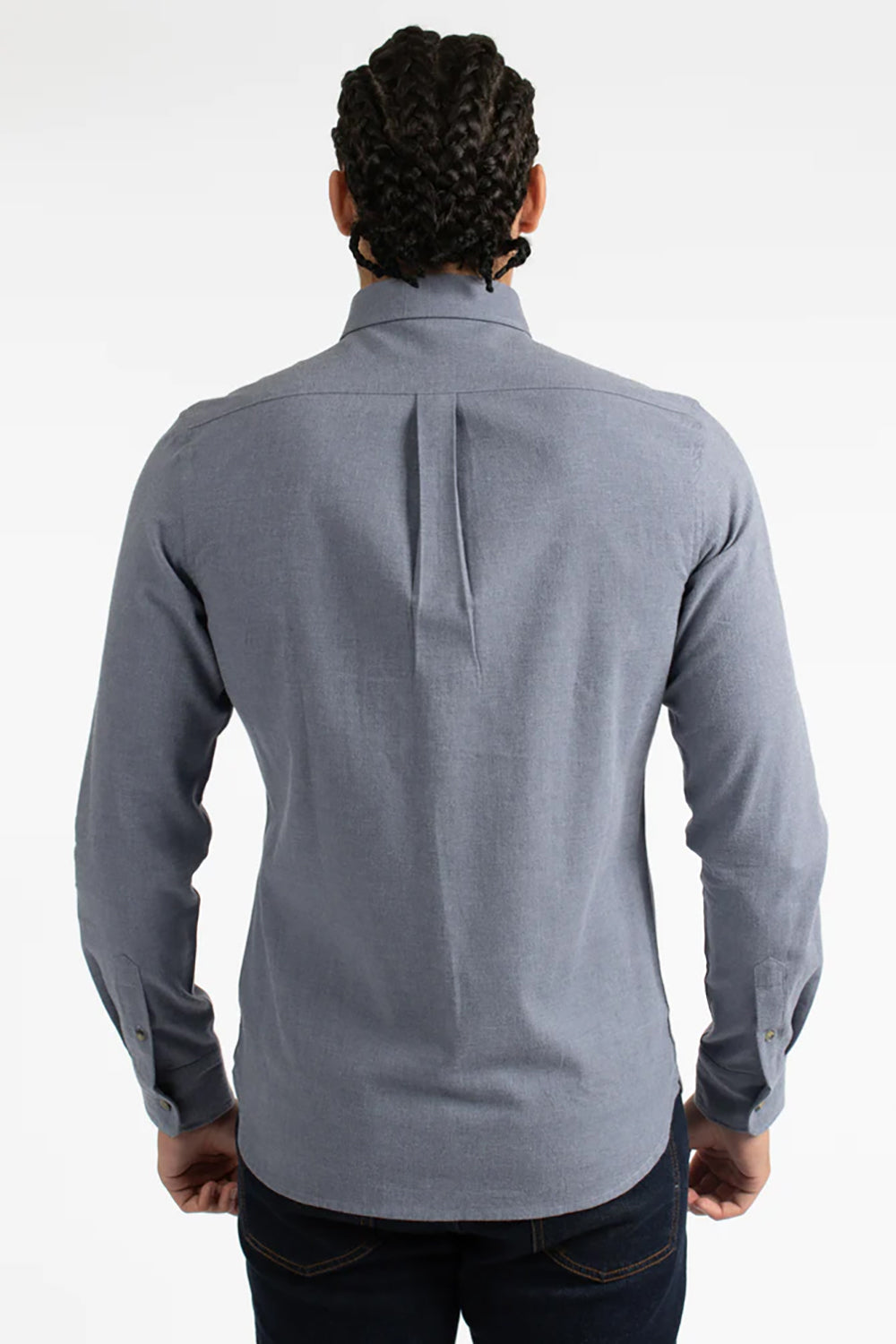 JAMES HARPER FLANNEL COTTON MARLE L/S SHIRT JHS494