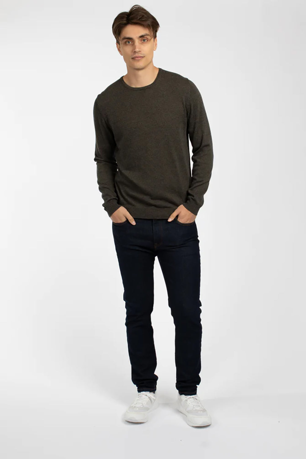 JH CREW NECK COTTON KNIT