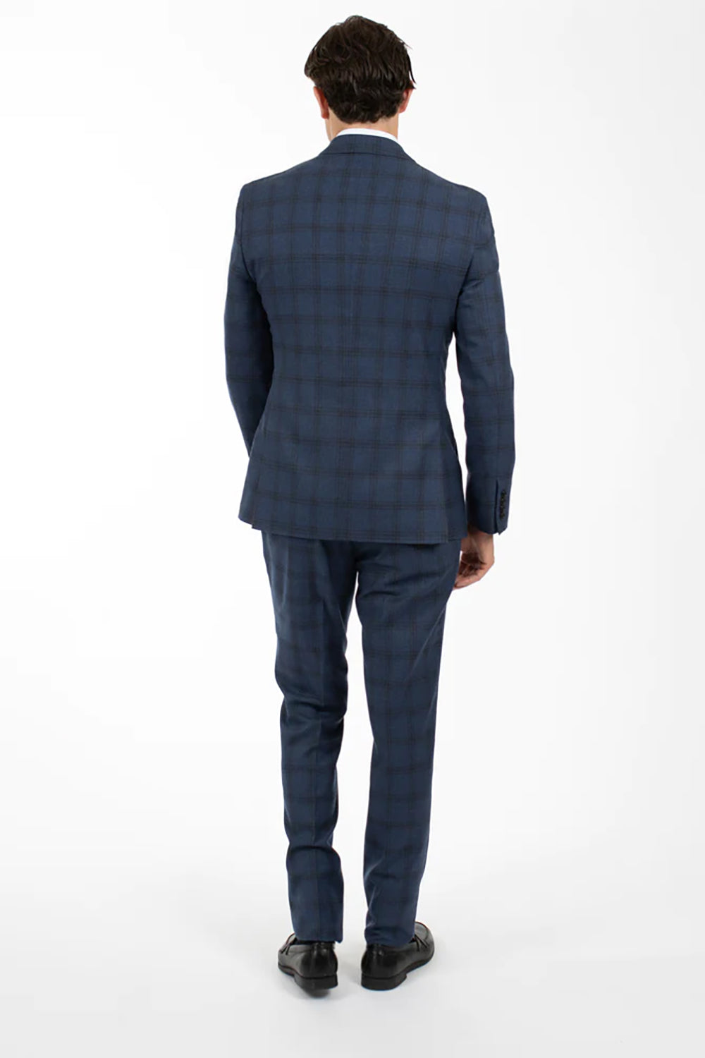 HARDY AMIES WINDOW PANE CHECK SUIT JACKET JKT501