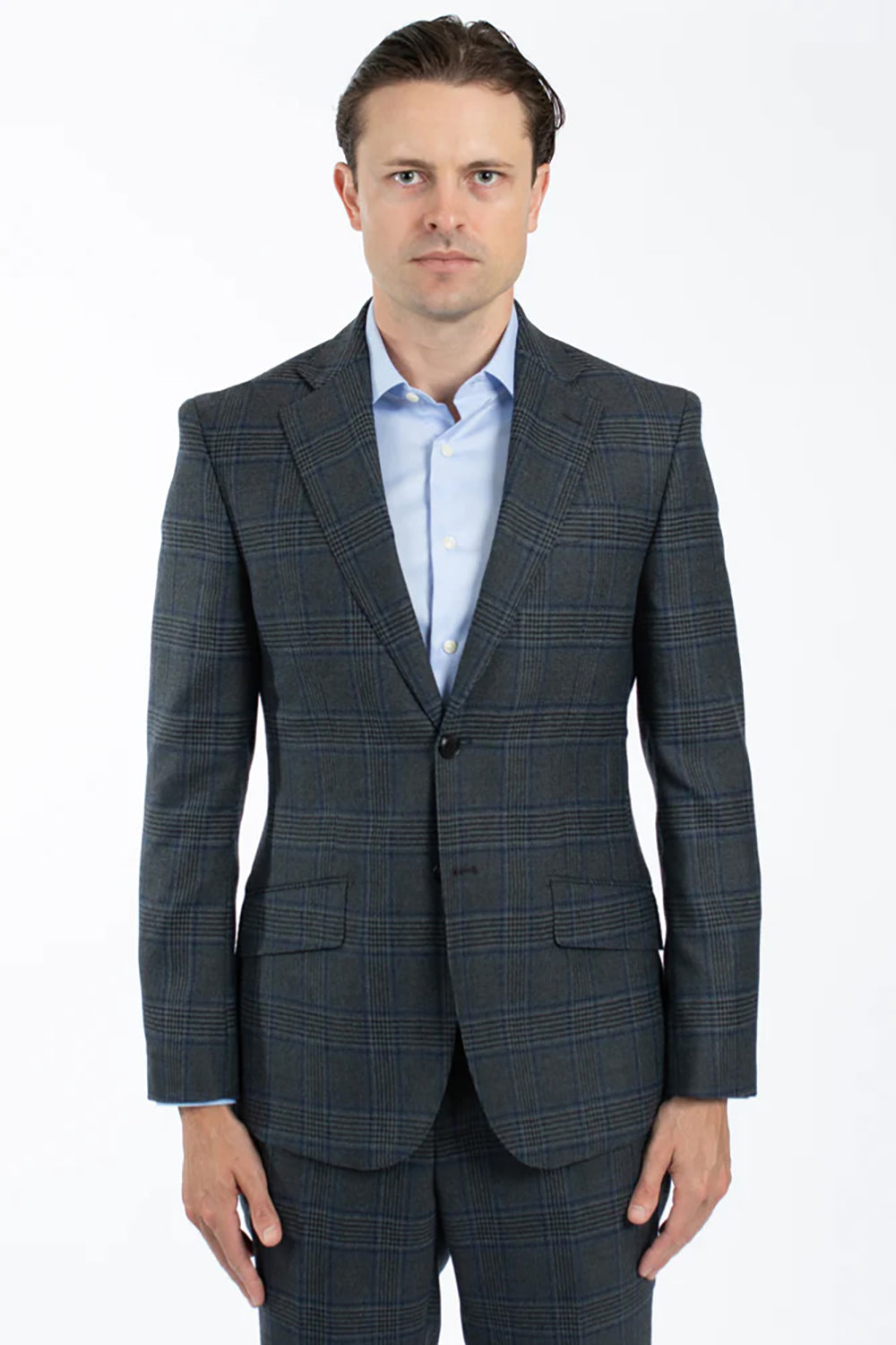 HARDY AMIES POW CHECK SUIT JACKET JKT502