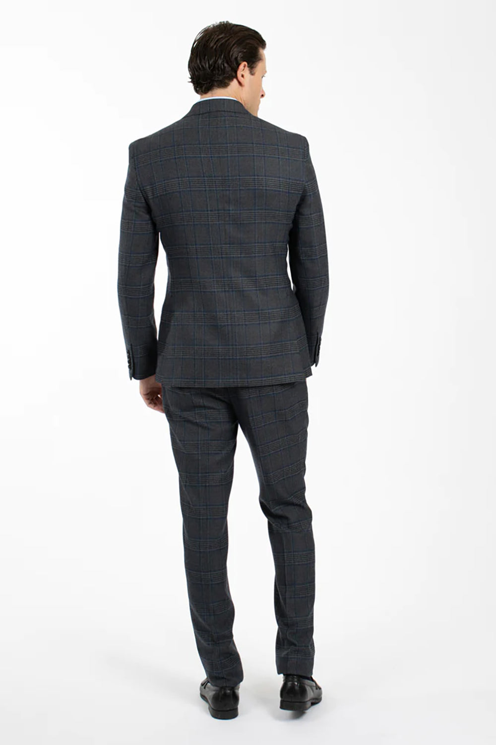 HARDY AMIES POW CHECK SUIT JACKET JKT502