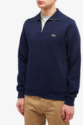 LACOSTE ESSENTIALS HALF ZIP RIBBED KNIT AH0235