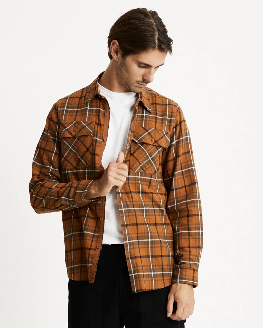 MRS FLANNEL CHECK L/S SHIRT