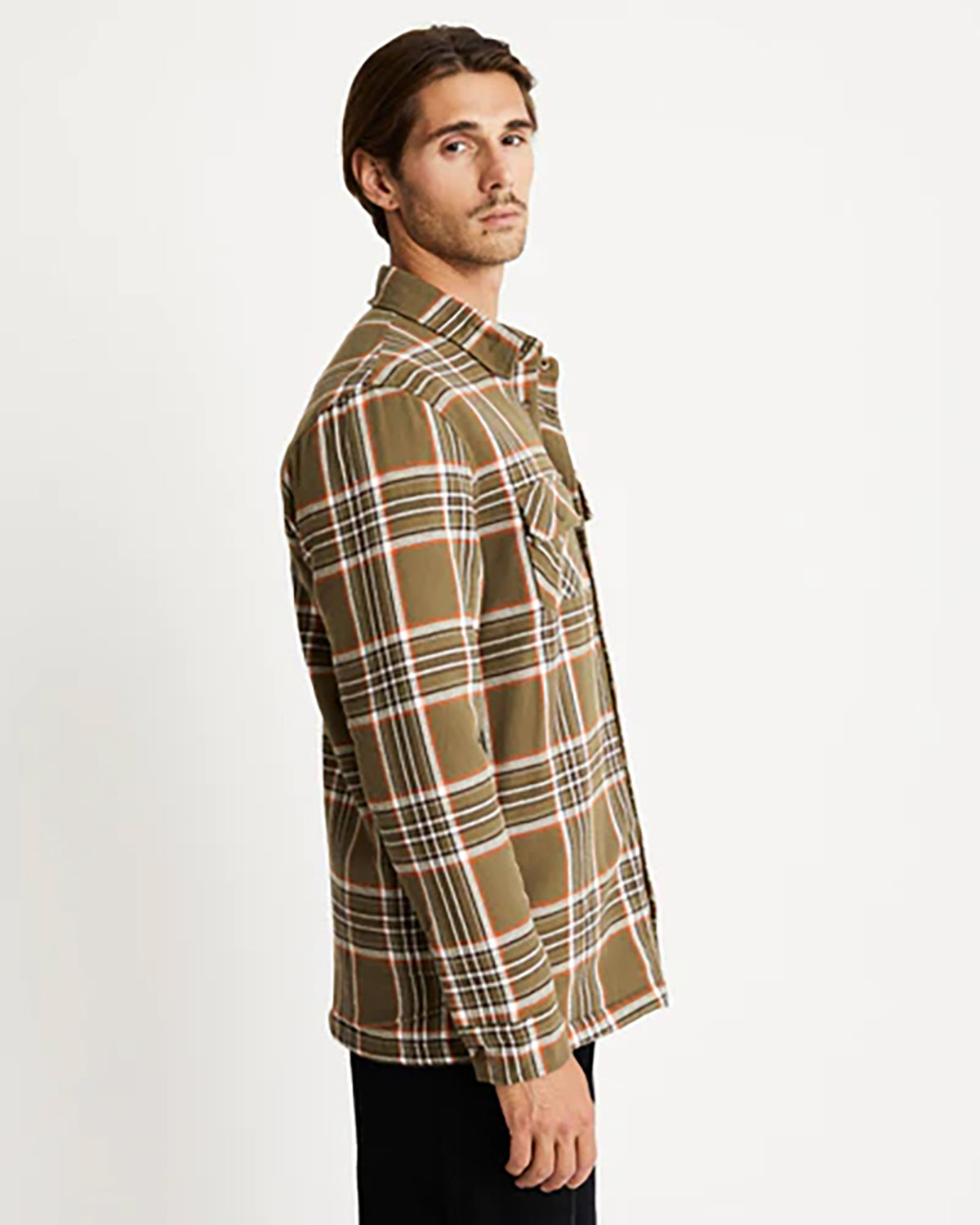 MRS QUILTED FLANNEL CHECK JACKET