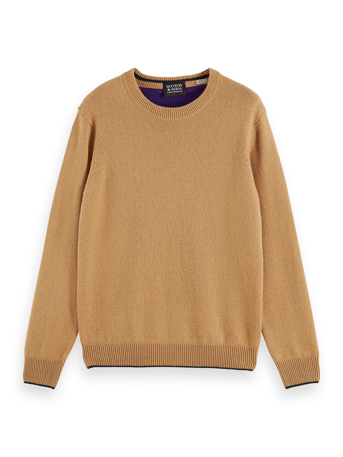 SCOTCH & SODA RECYCLED CASHMERE BLEND CREW KNIT SAS169267