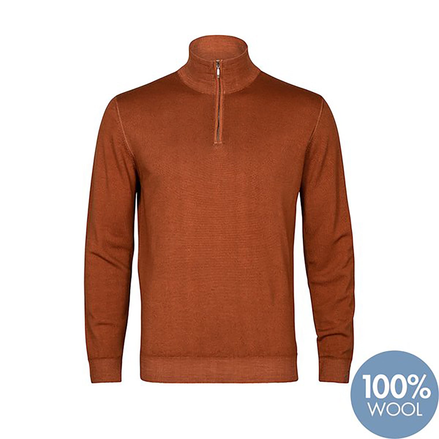 R2 MERINO WOOL 1/4 ZIP KNIT