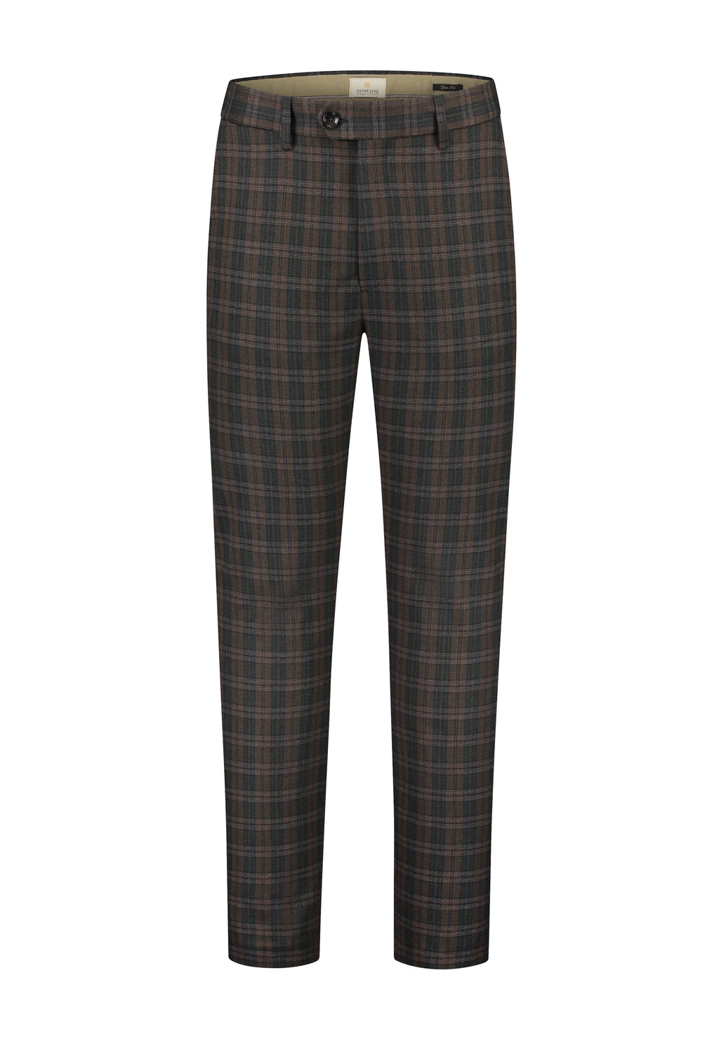 DSZ FONDA BRUSHED CHECK SLIM TROUSER