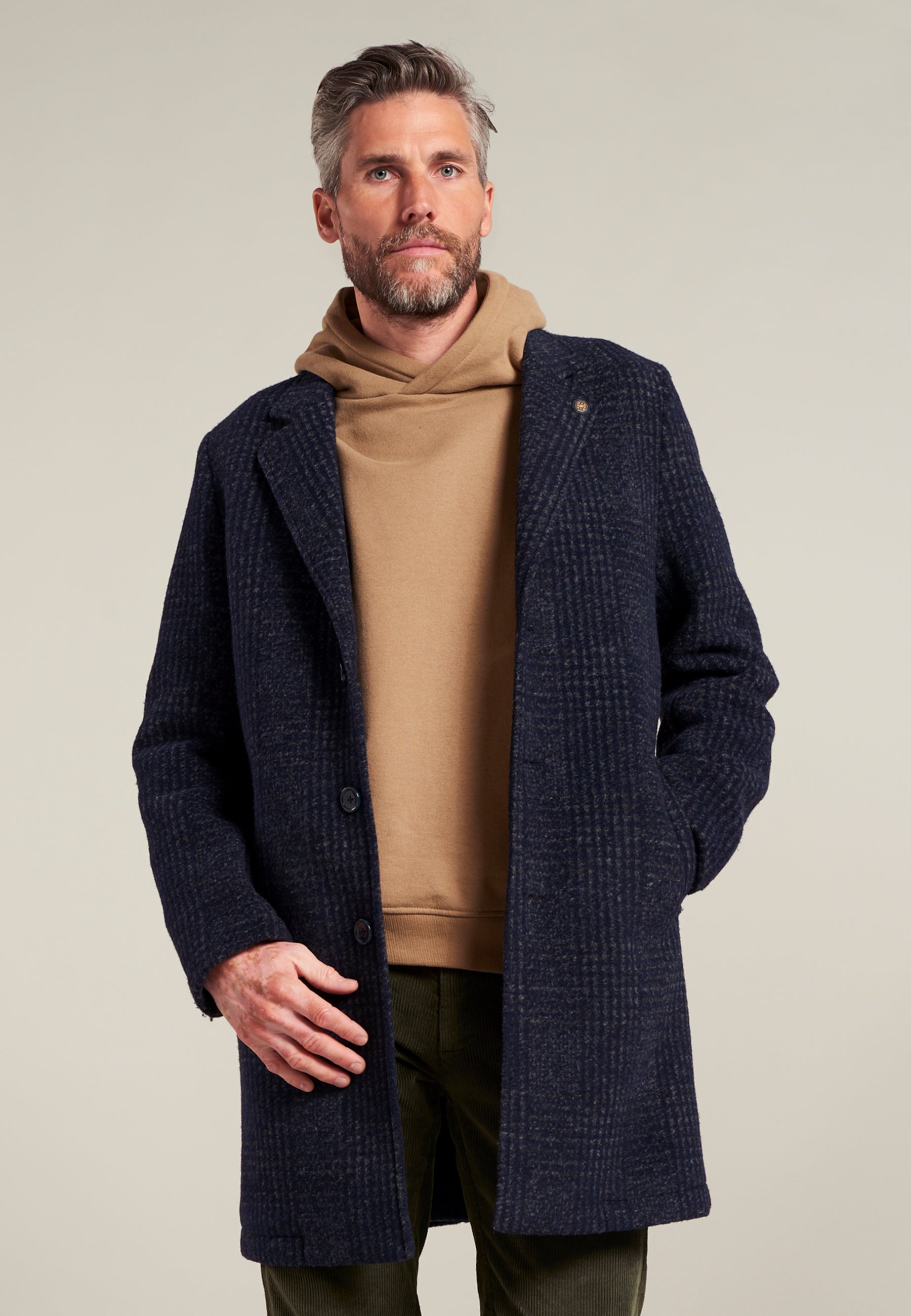 DSZ BONDED WOOL COAT