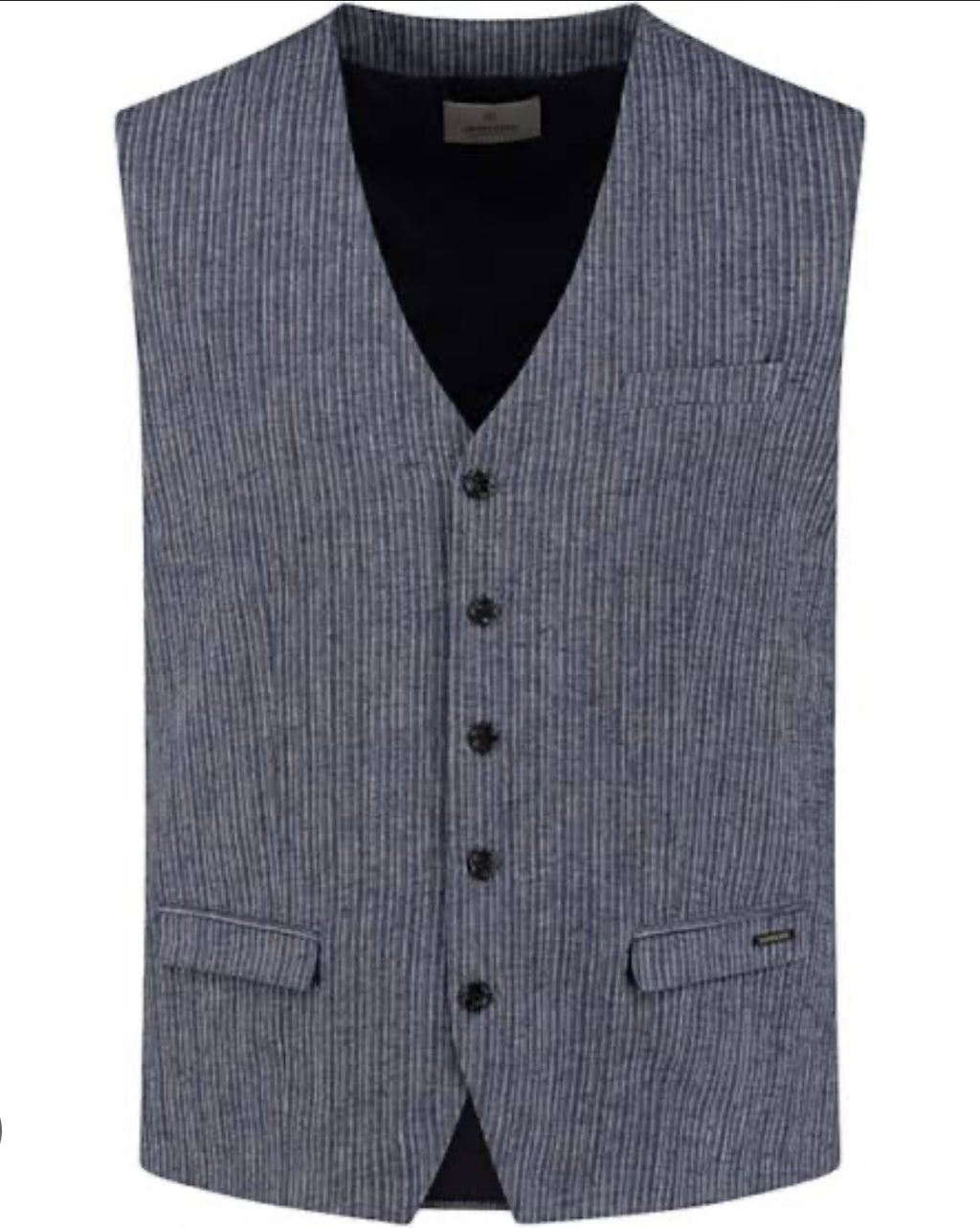 DSZ STRIPE LINEN WAISTCOAT