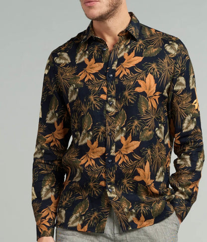 DSZ LEAF LINEN L/S SHIRT