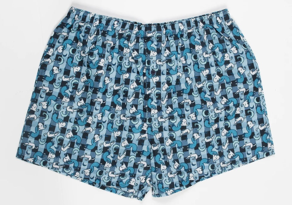 JH COTTON/LINEN LEUNIG SLEEP SHORTS