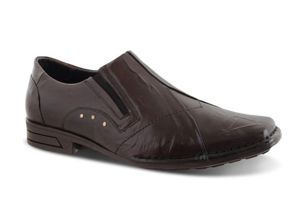FERRACINI NEWSON LEATHER FLOAT COMFORT TWIN GUSSET SLIP ON DRESS SHOE 4620