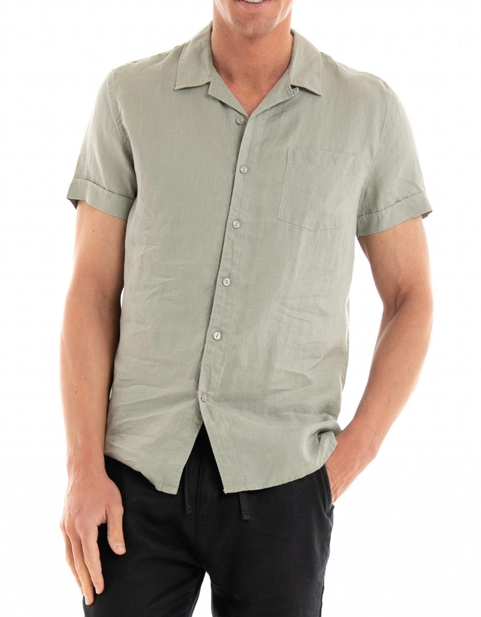 DSZ RESORT LINEN S/S SHIRT