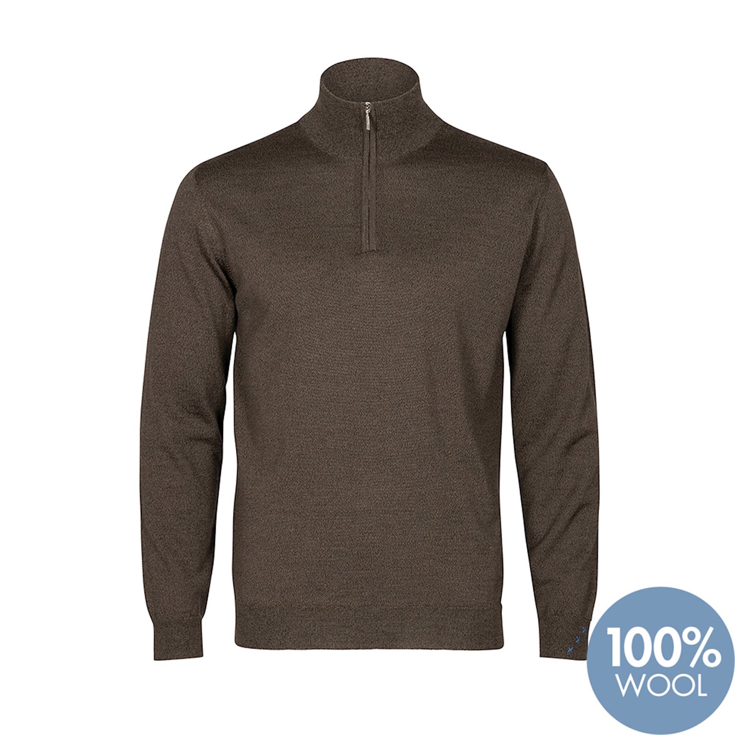 R2 MERINO WOOL 1/4 ZIP KNIT