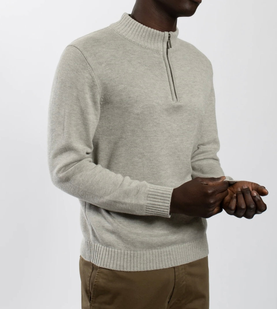 JH 1/4 ZIP KNIT