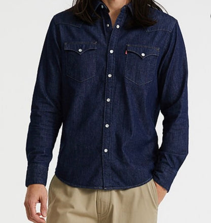 L/S DENIM CASUAL SHIRT