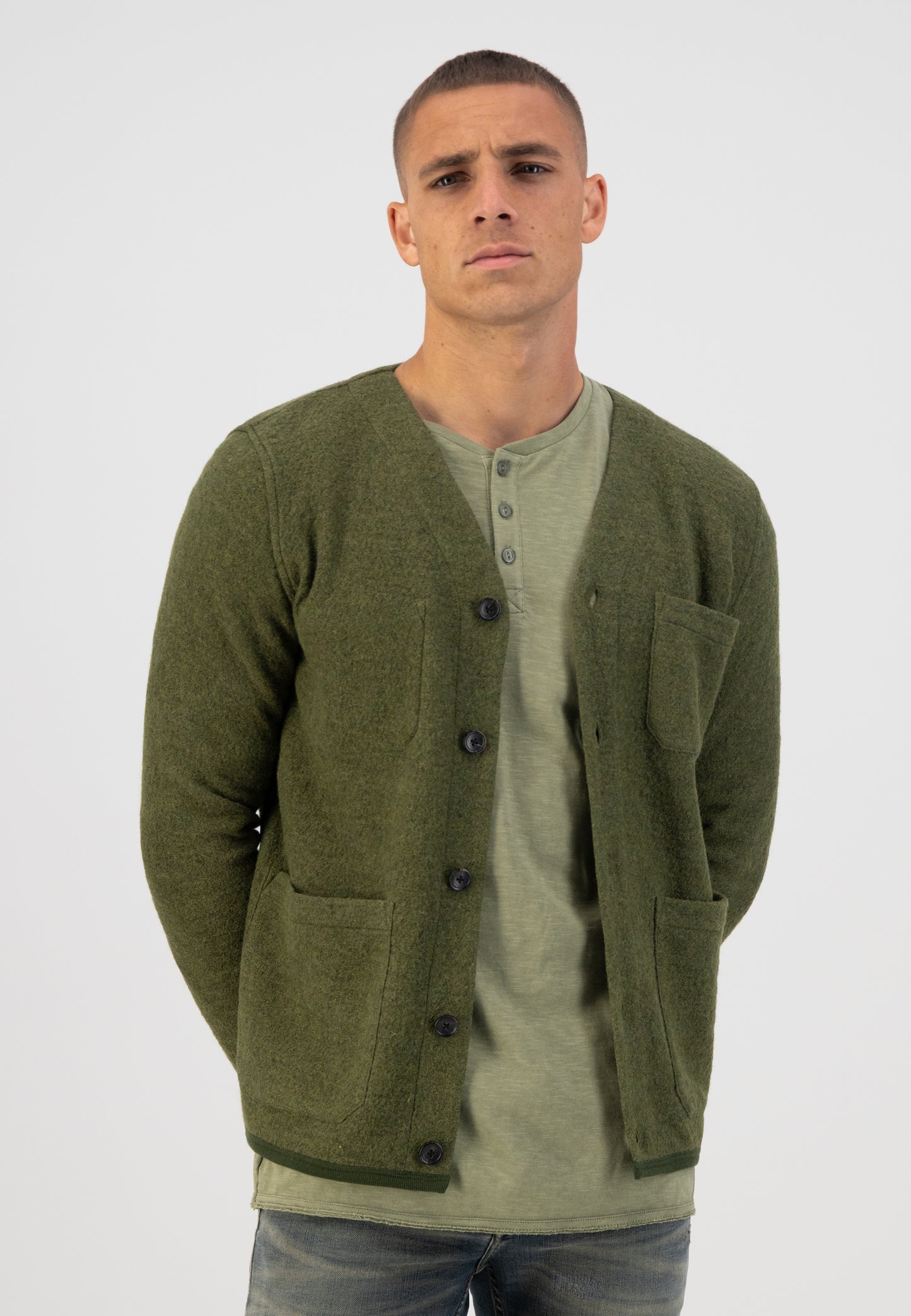 DSZ BOUCLE KNIT CARDIGAN