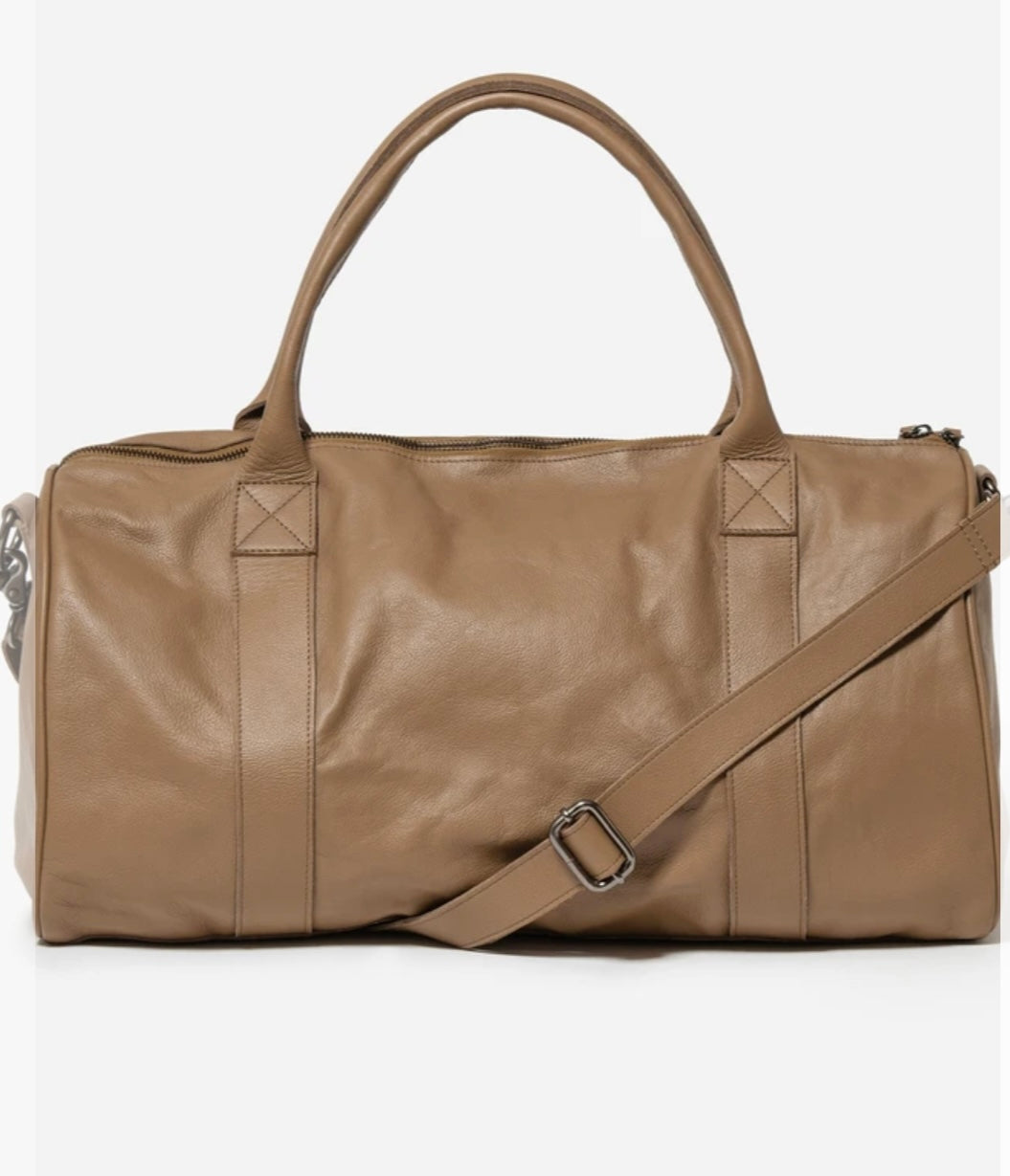 S&H LEATHER WEEKENDER