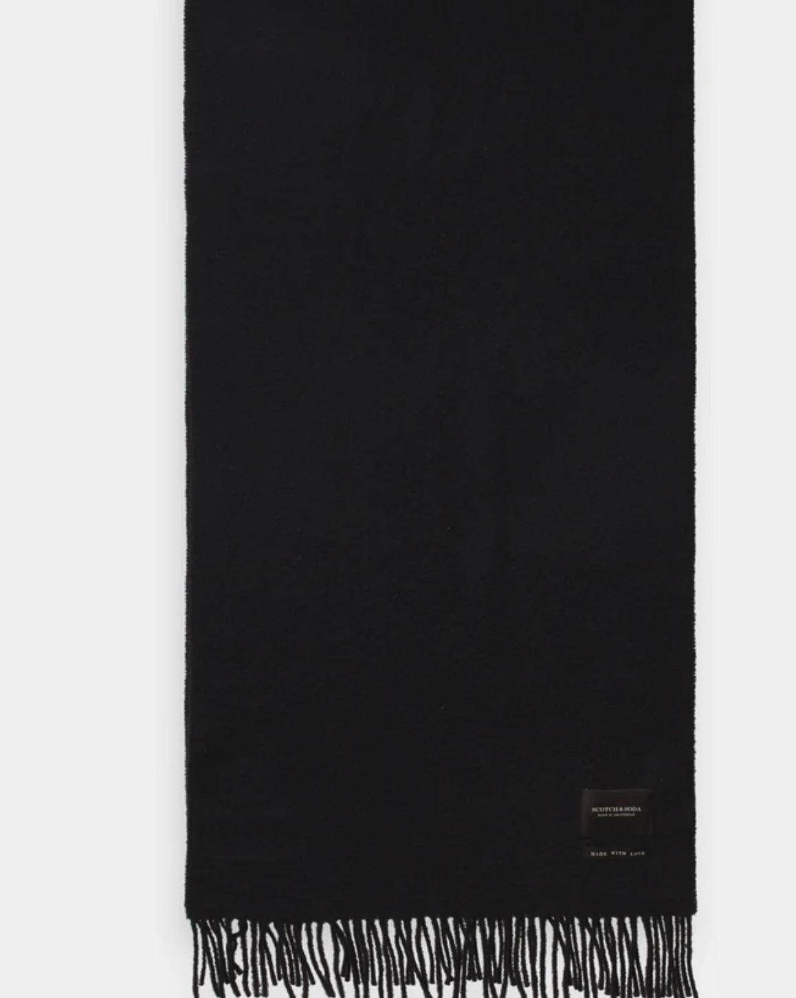 SAS FRINGED WOOL SCARF