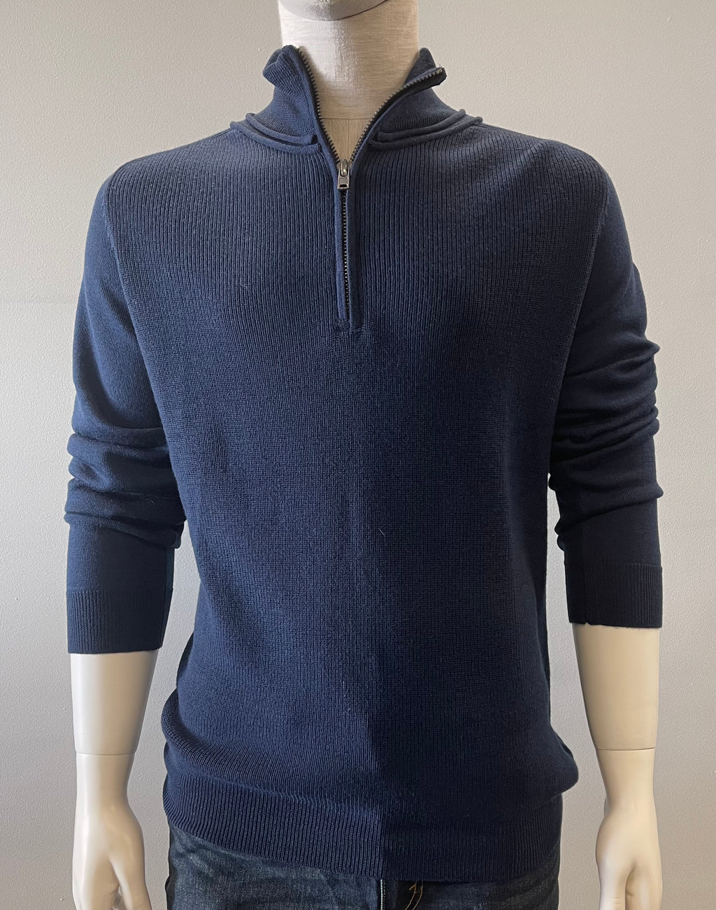 WOOL ZIP KNIT